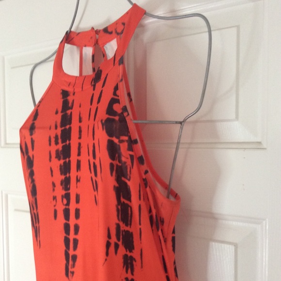 Dresses & Skirts - 🎉Gorgeous Orange Black Color Open Back "L" Maxi🎉